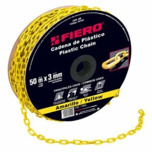 MT CAPL-3M CADENA  DE PLASTICO DE 3MM X 50 (ROLLO CON 50 MTS) FIERO