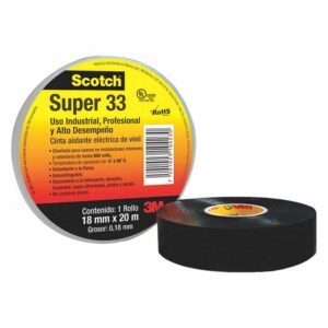 CINTA ELECTRICA SCOTCH SUPER 33 18X20MTS 3M