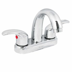 AQM-52 MEZCL. LAVABO, MANERALES PALANCA, CUELLO ALTO, ACERO INOX,AQ