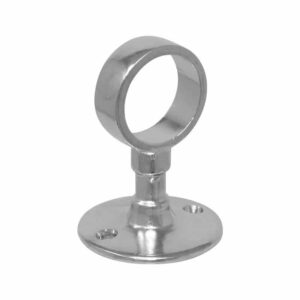 BRIDA SOPORTE ABIERTO PARA TUBO REDONDO DE CORTINERO CROMADO 1" (CENTRAL) STR-3 T=10