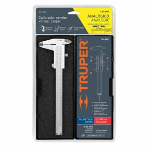 CAL-6MP , CALIBRADOR VERNIER DE ACERO 6 PULG/MM    TRUPER HMF4 - Imagen 2