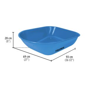 CAT-50ND, CARRETILLA AZUL LLANTA REFORZADA 80 LTS BAST/TUB TRUPER  MASTERF5 - Imagen 2