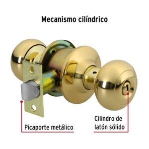 CEPO-12B CERRAD.POMO P/BANO LATON BRILL BLISTER HERMEX - Imagen 3