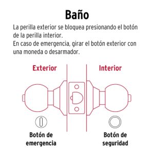 CEPO-32B CERRAD.POMO P/BANO CROMO MATE BLISTER HERMEX - Imagen 2