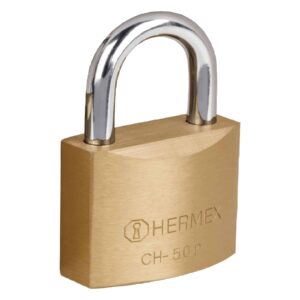 CHB-50P CANDADO CUPERO DE HIERRO EN BLISTER 50MM PRETUL HERMEX