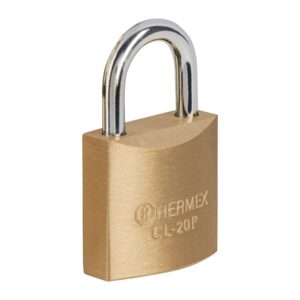 CL-20P CANDADO LATON 20 MM. BLISTER  HERMEX