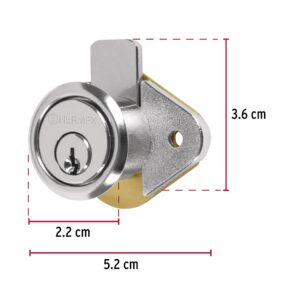 CM-21C CERRADURA PARA MUEBLE MODELO 21  BLISTER HERMEX - Imagen 2