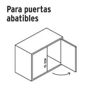 CM-25C CERRADURA PARA MUEBLE MODELO 25 CROMO BLISTER HERMEX - Imagen 3