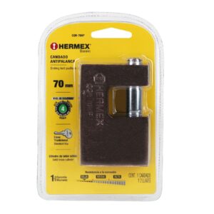 COR-70HP CANDADO ANTIPALANCA 70MM CUERPO HIERRO HERMEX  BLISTER - Imagen 3
