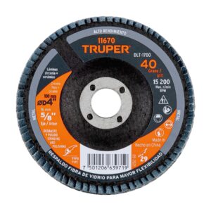 DLT-1700, DISCO LAMINADO DIAMANTE 4" CENTRO 5/8 TRUPER