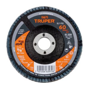 DLT-1701, DISCO LAMINADO DIAMANTE 4" CENTRO 5/8  TRUPER