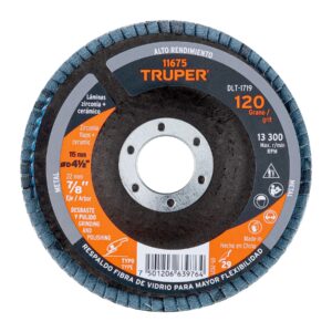 DLT-1719, DISCO LAMINADO DIAMANTE 4 1/2" CENTRO 7/8 TRUPER