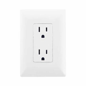 E90328---CONTACTO DUPLEX ECONÓMICO 2P+T C/PLACA BLANCA ALPHA