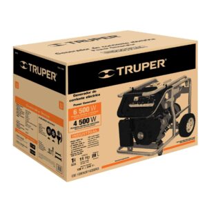 GEN-45X GENERADOR ELÉCTRICO A GASOLINA PORTATIL 4500 WA TRUPER - Imagen 6