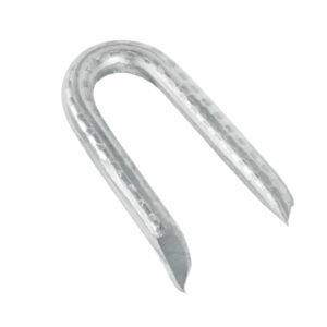 GRA-1-1/4G, GRAPA PARA ALAMBRE DE PUAS 1 1/4", GALV. (CAJA 10 KG.) FIERO