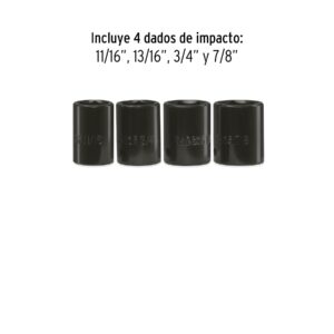 IMP-1/2N LLAVE DE IMPACTO 1/2 900W TRUPER - Imagen 3