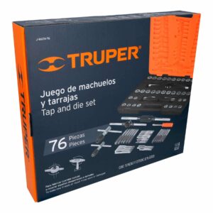 J-MATA-76, JUEGO DE MACHUELOS Y TARRAJAS DE 76 PZAS. TRUPER - Imagen 2