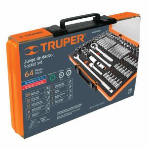 JD-1/2X64MP JUEGO DE 64 PZS DADOS MIXTO 1/2" TRUPER - Imagen 3