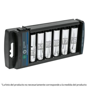 JD-1/2X6LM,JUEGOS  6 DADOS 1/2"  LARGOS STD Y MM TRUPER