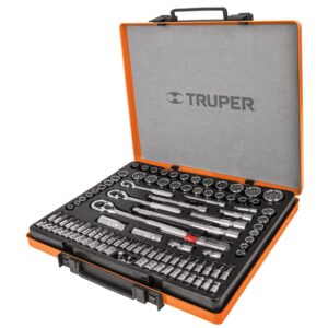 JD-103MP JUEGOS DE 103 DADOS MIXTO 1/4", 3/8" Y 1/2" TRUPER