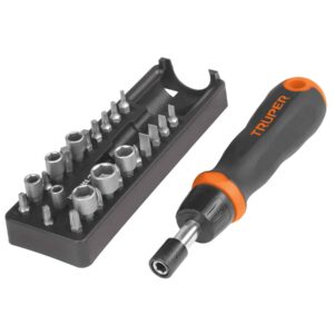 JDM-24,JUEGO DE DESARMADOR TIPO MATRACA DE 24 P TRUPER