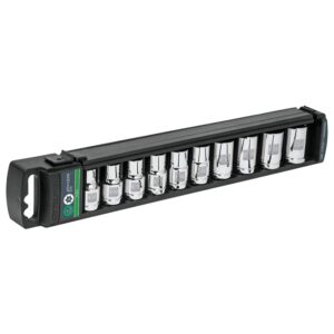 JDTH-1/2X10 JGO DE 10 DADOS TORX DE ACERO AL CROMO TRUPER