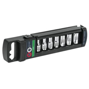 JDTH-1/4X7 JGO DE 7 DADOS TORX DE ACERO AL CROMO TRUPER