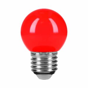 LED-1RO LÁMPARA DE LED, G45, 127 V, 1 W, COLOR ROJO  VOLTECK  MASTERF5