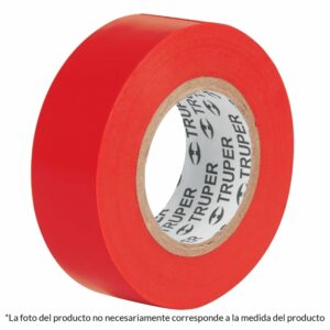 M-33R , CINTA D/AISLAR ROJA 19MM X 18 M ENCOGIBL  TRUPER   MASTERF5