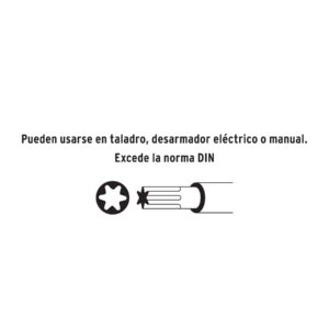 P7-25T , JGO DE PUNTAS TORX DE 2MEDIDAS T10-T40  ( COMBINADA ) TRUPER - Imagen 3