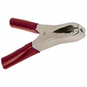 CAI-107R CAIMAN GDE. TIPO ACUMULADOR DE 10 X 1.4 CMS CAL 26 NIQUEL/MANGO ROJO STEREN