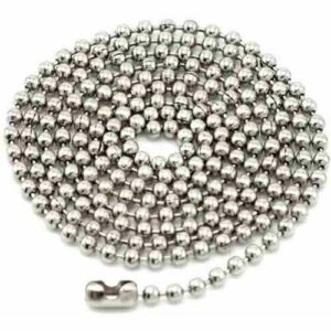 CONECTOR PARA CADENA DE BOLITA 3.2 MM  NIQUEL   8053