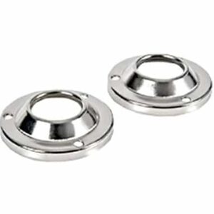 BRIDA P/CORTINERO DE LAMINA S/TORNILLO CROMO 3025 (JGO)