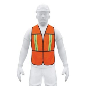 CHS-200N, CHALECO DE SEGURIDAD NARANJA PRETUL