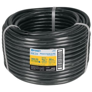 MGAN-500 MANGUERA 3/8, FLEXIBLE TRAM.VERDE/NEGRO (ROLLO C/50 MTS) METRO TRUPER