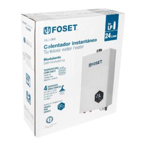 CALE-24I-M CALENTADOR DE AGUA DE PASO DE 24 L/MIN  GAS L.P.  FOSET - Imagen 3