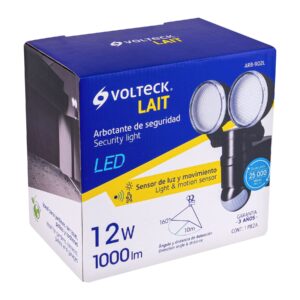 ARB-902L ARBOTANTE  C/SENSOR DE MOVIMIENTO 2 LEDS 12W TEMPORAIZADOR, NEGRO  VOLTECK LAIT - Imagen 5