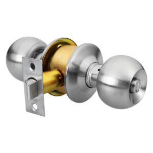 BAL-CM-BPB CERRADURA POMO PARA BAÑO CROMO MATE  BLISTER HERMEX