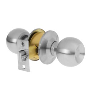 BAL-CM-EPB CERRADURA POMO PARA ENTRADA CROMO MATE  BLISTER HERMEX