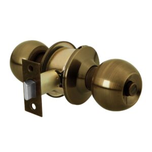 BAL-LA-BPB CERRADURA POMO PARA BAÑO LATON ANTIGUO BLISTER HERMEX