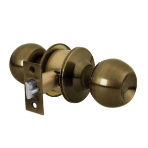 BAL-LA-EPB CERRADURA POMO PARA ENTRADA LATON ANTIGUO BLISTER HERMEX