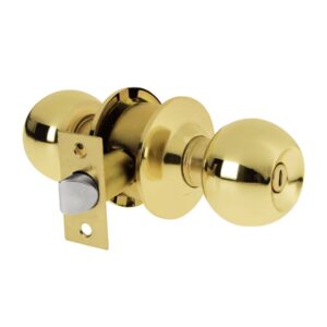 BAL-LB-BPB CERRADURA POMO PARA BAÑO LATON B.  BLISTER HERMEX - Imagen 2