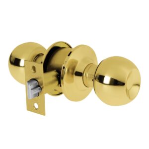 BAL-LB-EPB CERRADURA POMO PARA ENTRADA LATON B.  BLISTER HERMEX