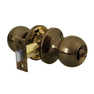 BALT-LA-BPB CERRADURA POMO PARA BAÑO LATON ANTIGUO  BLISTER HERMEX