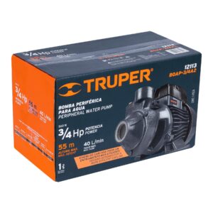 BOAP-3/4A2 , BOMBA PARA AGUA PERIFERICA 3/4 HP ALT MAX MTS TRUPER MASTERSUC IVA 0% - Imagen 2