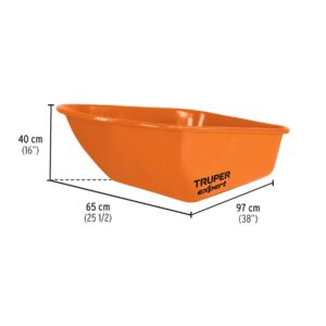 CAT-60X CARRETILLA AZUL SUPER-REFORZADA LLANTA IMPONCHABLE 170 LTS BAST/TUB TRUPER - Imagen 3