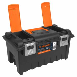 CHA-22S CAJA NARANJA/NEGRA C/COMPARTIMENTO PLASTICA P/HERRAMIENTAS 22"X12 1/2"X11" TRUPER - Imagen 3