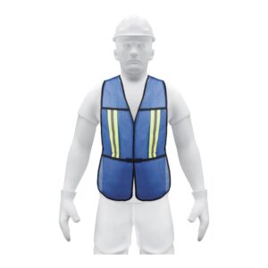 CHS-200A, CHALECO DE SEGURIDAD AZUL PRETUL