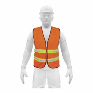 CHS-600N, CHALECO DE SEGURIDAD CON CIERRE, NARANJA TRUPER
