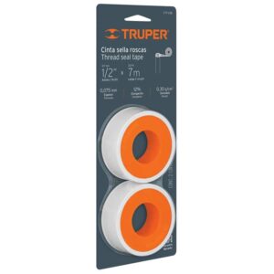 CTF-1/2B , CINTA TEFLON SELLA-ROSCAS 1/2X7M BLISTER TRUPER